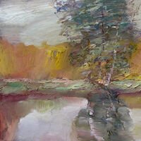 Autumn Reflections-2 by Alexander Vlasyuk - search and link Fine Art with ARTdefs.com
