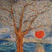  Blood Moon Rising View by Susan Royer - search and link Fine Art with ARTdefs.com