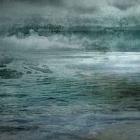 Cyan Sea by Chris Tuff - search and link Fine Art with ARTdefs.com