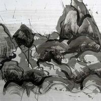 Mighty Mountain Series by Carlos Uribe - search and link Fine Art with ARTdefs.com
