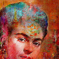 Frida K. by Joe Ganech - search and link Fine Art with ARTdefs.com
