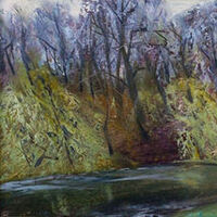 Spring on the Svisloch River by Alexander Vlasyuk - search and link Fine Art with ARTdefs.com