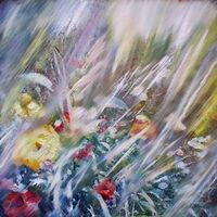 Impression of roses by Alexander Vlasyuk - search and link Fine Art with ARTdefs.com