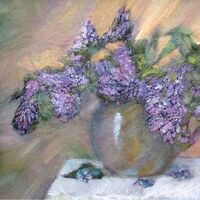 Lilac. The soul is cured. by Alexander Vlasyuk - search and link Fine Art with ARTdefs.com