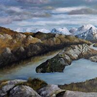 The First Frost Whisper of Diabaig by Luna Smith - search and link Fine Art with ARTdefs.com
