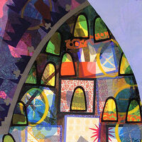 The Gumdrop Cathedral by Carlos Uribe - search and link Fine Art with ARTdefs.com