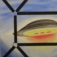 Captured Flying Saucer by Walter Fydryck - search and link Fine Art with ARTdefs.com