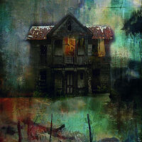 Haunted house by Joe Ganech - search and link Fine Art with ARTdefs.com