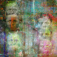 Brothers triptych by Joe Ganech - search and link Fine Art with ARTdefs.com