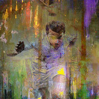 The runner by Joe Ganech - search and link Fine Art with ARTdefs.com
