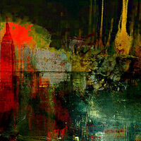 The city which fell asleep by Joe Ganech - search and link Fine Art with ARTdefs.com