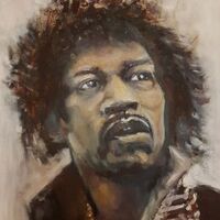 "Jimi" by Patrick Turner-Lee - search and link Fine Art with ARTdefs.com