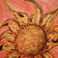 Kelli's Blooming Sunflower by Susan Royer - search and link Fine Art with ARTdefs.com