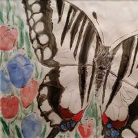 Zebra Swallowtail by Susan Royer - search and link Fine Art with ARTdefs.com
