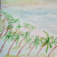 Dominican Palm Grove by Susan Royer - search and link Fine Art with ARTdefs.com