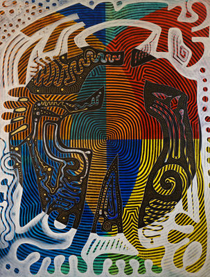 IXCHEL by Akwaba Matignon - search and link Fine Art with ARTdefs.com