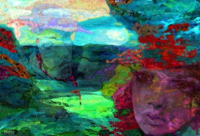 Red summer by Alexander Vlasyuk - search and link Fine Art with ARTdefs.com