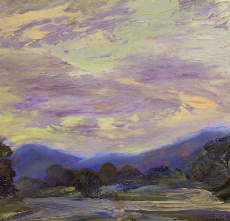 Morning in the Caucasus by Alexander Vlasyuk - search and link Fine Art with ARTdefs.com