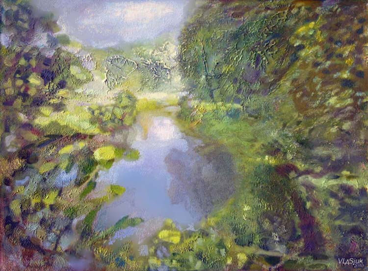 Pond-1 by Alexander Vlasyuk - search and link Fine Art with ARTdefs.com