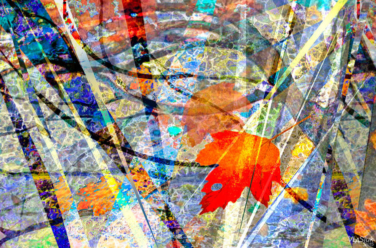 Mosaic of Autumn by Alexander Vlasyuk - search and link Fine Art with ARTdefs.com