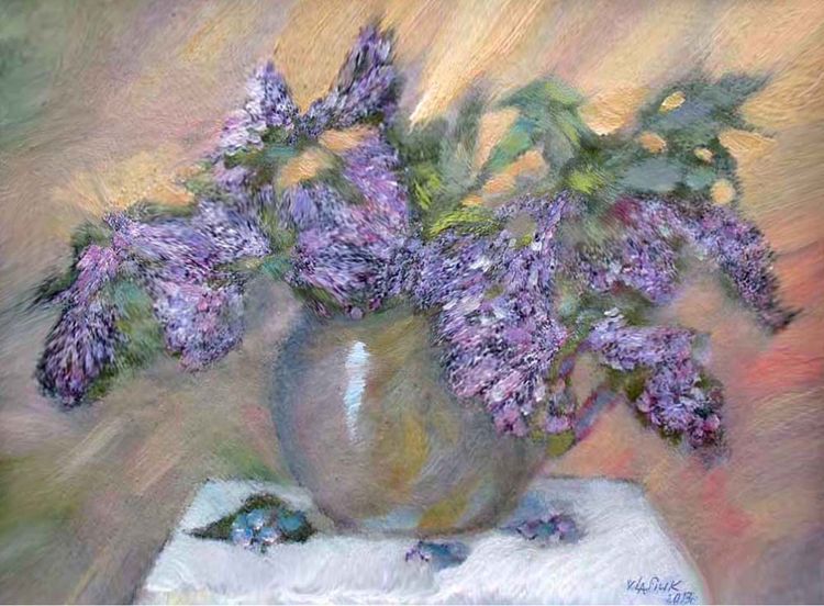Lilac. The soul is cured. by Alexander Vlasyuk - search and link Fine Art with ARTdefs.com