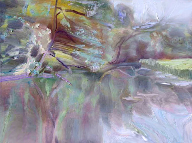 The flow of SPRING by Alexander Vlasyuk - search and link Fine Art with ARTdefs.com