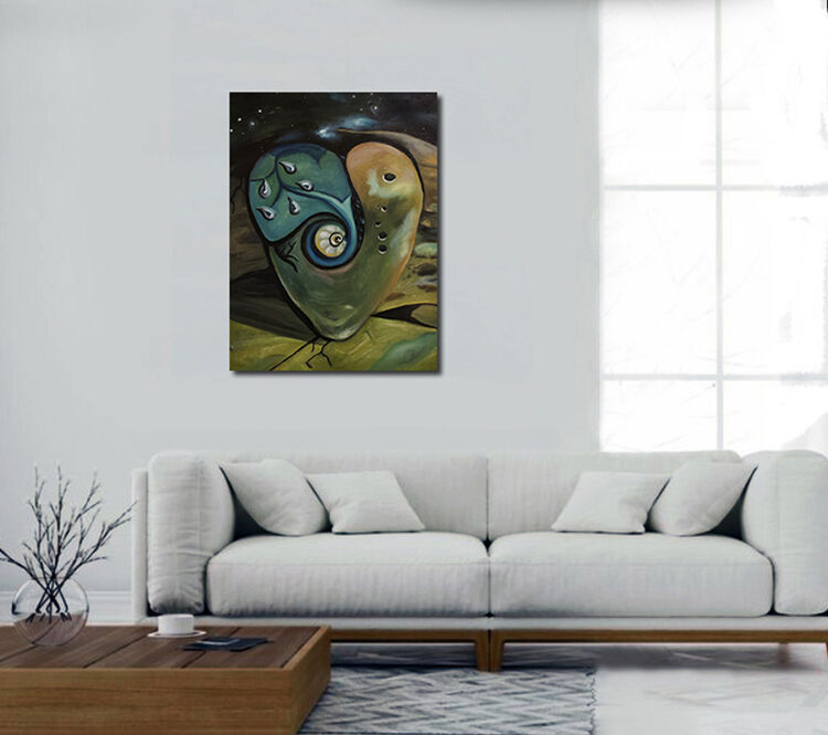 The Heartbeat of the Raging Cyclone  by Luna Smith - search and link Fine Art with ARTdefs.com