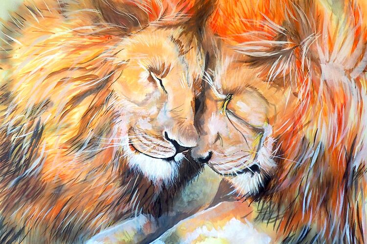 Leo Rising by Rumfluft Art - search and link Fine Art with ARTdefs.com