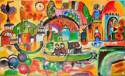 The River of Life by Anel Gur - search and link Fine Art with ARTdefs.com