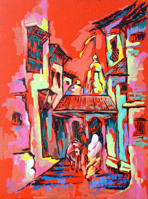 SURRENDER by Bansri Chavda - search and link Fine Art with ARTdefs.com