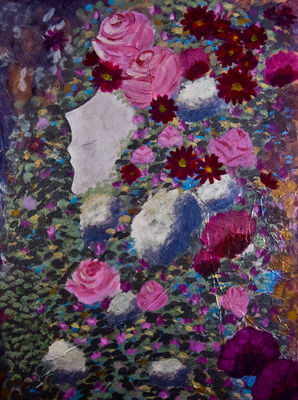 Roses and Mums by Bianca Franklin - search and link Fine Art with ARTdefs.com