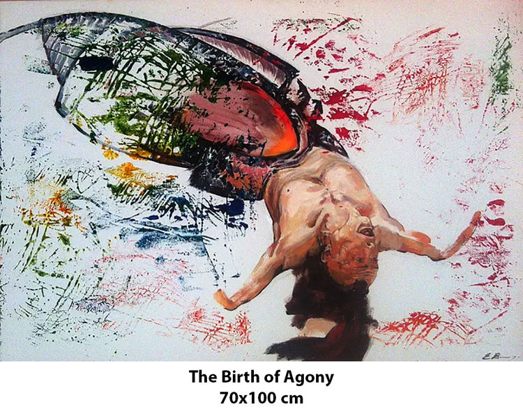 The Birth of Agony by Eugen Bregu - search and link Fine Art with ARTdefs.com