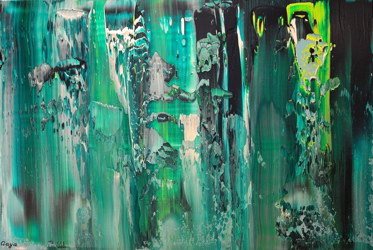 Green Glass of Ocean by Gaya Karapetyan - search and link Fine Art with ARTdefs.com