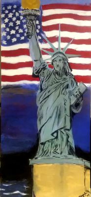 Tears of Liberty by Ikpe Ikpe - search and link Fine Art with ARTdefs.com