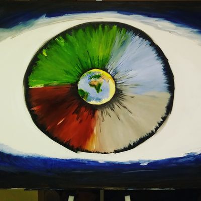 Eye of the Beholder by Junior Ikpe - search and link Fine Art with ARTdefs.com