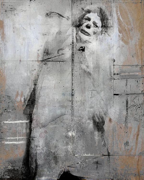 Sad clown by Joe Ganech - search and link Fine Art with ARTdefs.com
