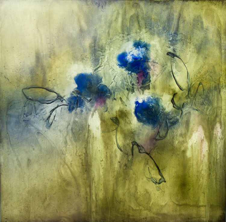 Garden Song 1 by Julie Quinn - search and link Fine Art with ARTdefs.com