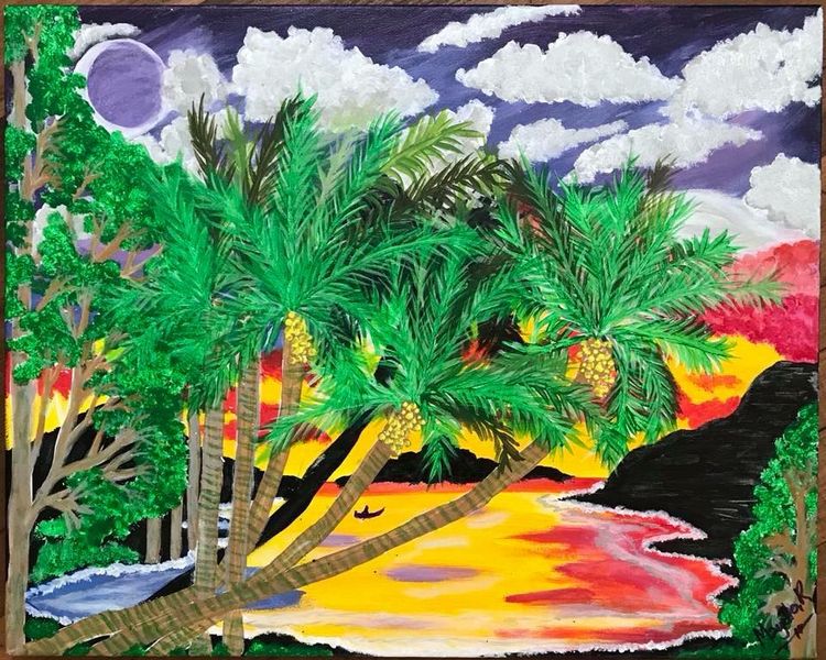Tropical Dream by Teresa R Laurente - search and link Fine Art with ARTdefs.com