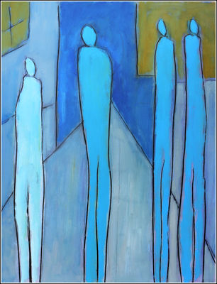 RENCONTRE by Jean Mirre - search and link Fine Art with ARTdefs.com