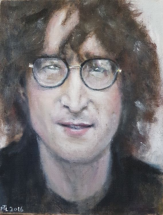 John Lennon by Patrick Turner-Lee - search and link Fine Art with ARTdefs.com