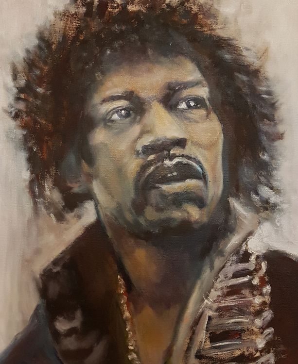 "Jimi" by Patrick Turner-Lee - search and link Fine Art with ARTdefs.com
