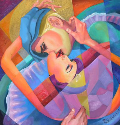 THE KISS OF A MAD SYMPHONY by Elloumi  Mourad - search and link Fine Art with ARTdefs.com