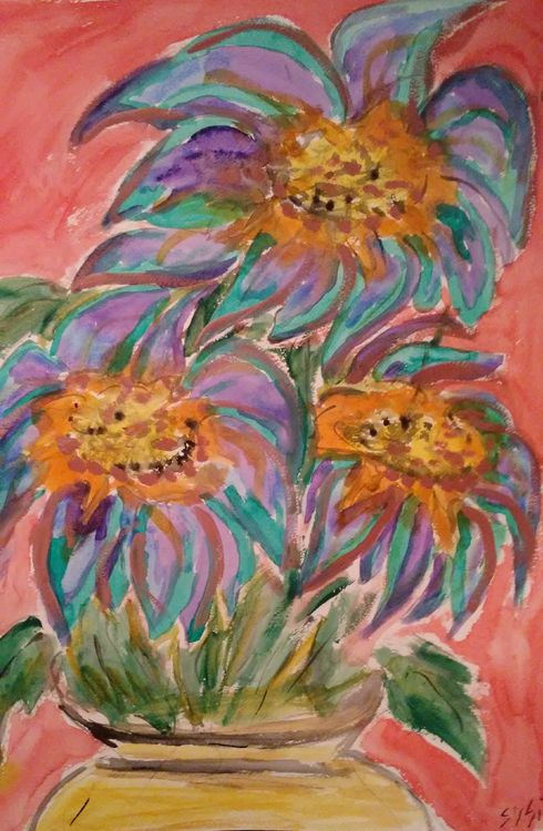 Moody Blooms by Susan Royer - search and link Fine Art with ARTdefs.com
