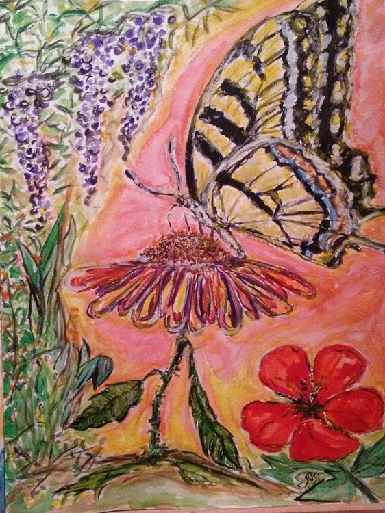 Tiger Swallowtail by Susan Royer - search and link Fine Art with ARTdefs.com