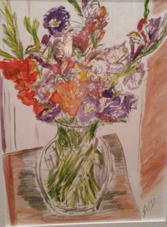 Linda's Glads by Susan Royer - search and link Fine Art with ARTdefs.com