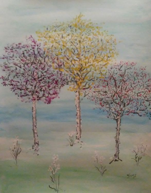 Spring Tree Three by Susan Royer - search and link Fine Art with ARTdefs.com