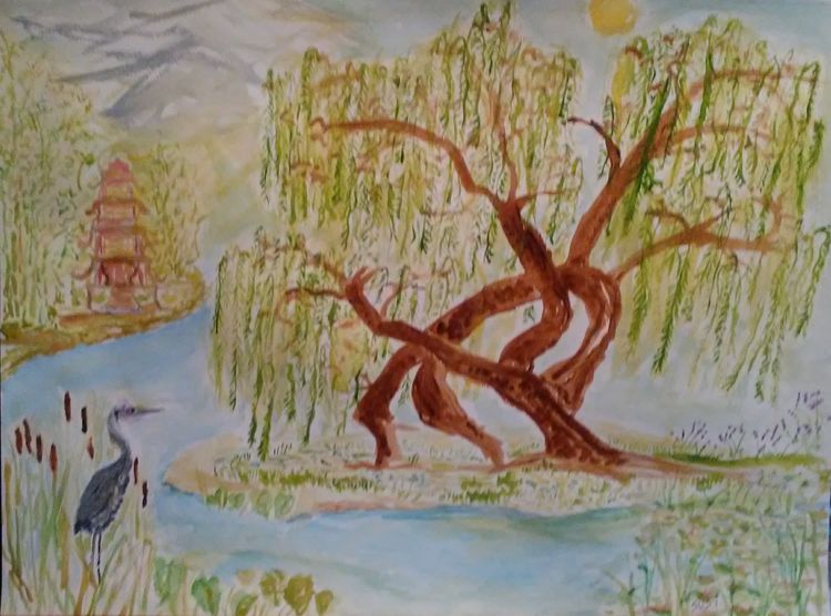 Wild Willow by Susan Royer - search and link Fine Art with ARTdefs.com
