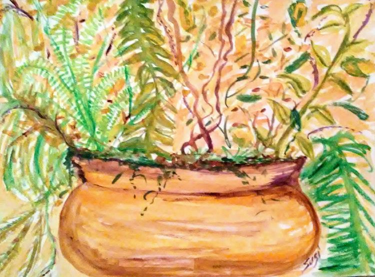 Prolific Planter by Susan Royer - search and link Fine Art with ARTdefs.com