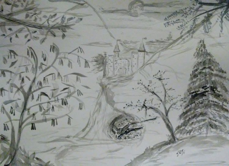 Dragonkeep Castle by Susan Royer - search and link Fine Art with ARTdefs.com
