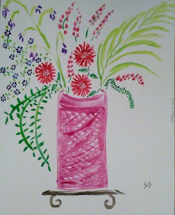 Lattice Vase by Susan Royer - search and link Fine Art with ARTdefs.com